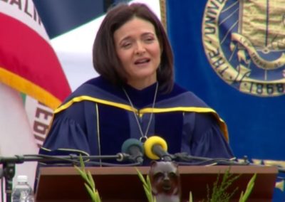 Sheryl Sandberg’s Speech at UC Berkeley re: 3 P’s of Resilience